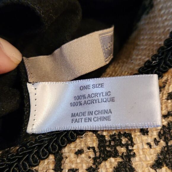 NWOT Fringe Jacket, Lightweight, Black, One Size - Picture 5 of 6